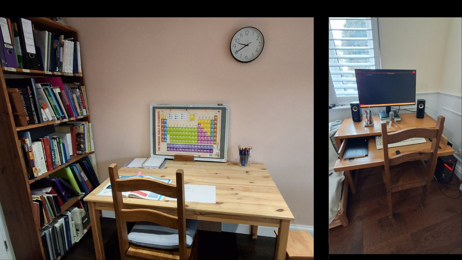 William's workspace