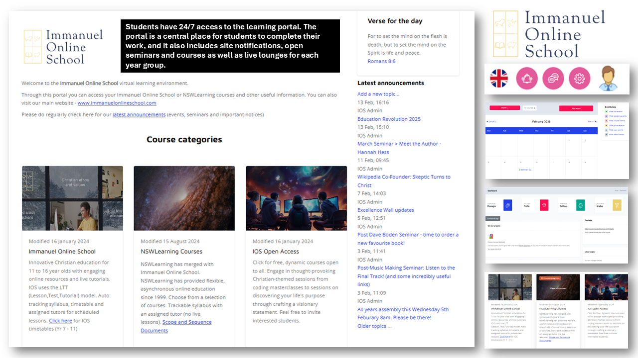 Learning Portal Screenshot